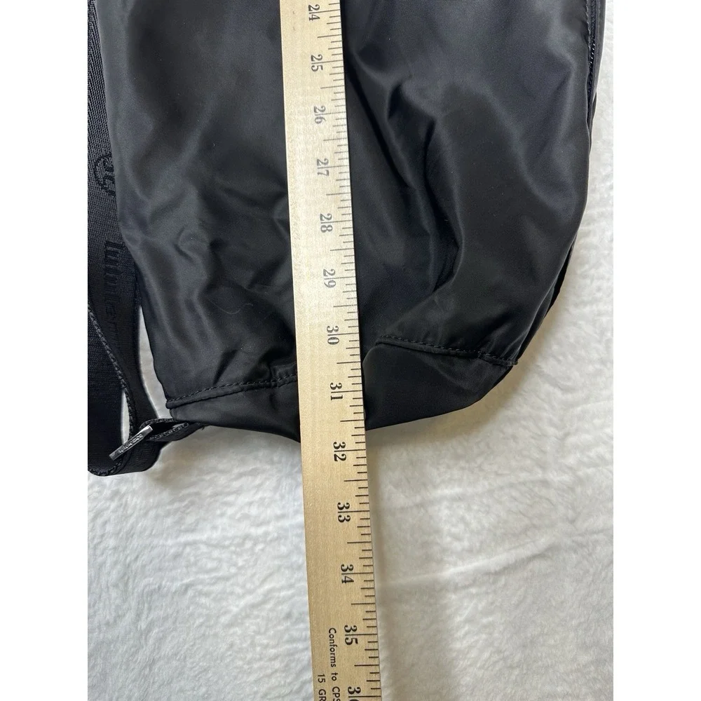 Lululemon Black Yoga Mat Bag with Shoulder Strap